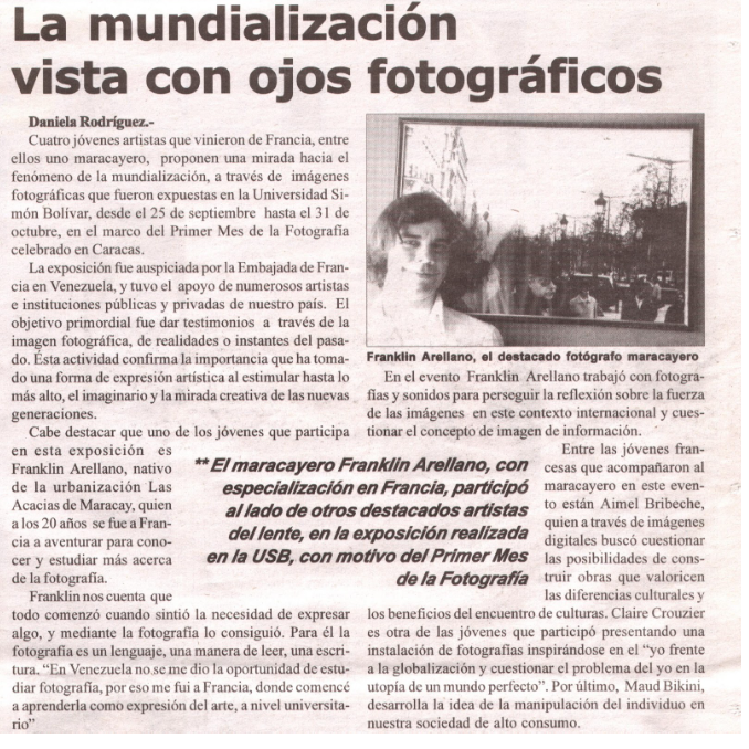 Diario de Noticias, 31/10/2003 (p. 27)